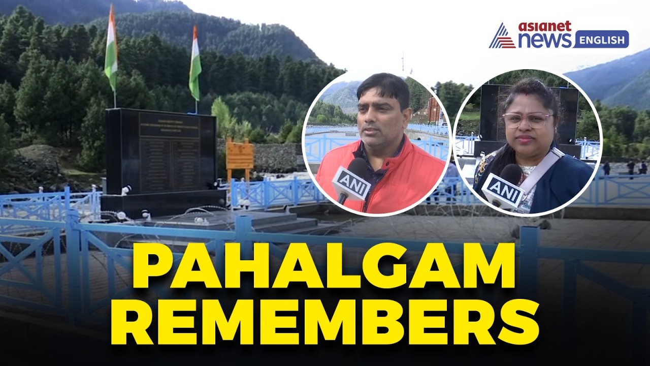 Pahalgam Memorial Honors Victims of April 2025 Terror Attack | Tourists React