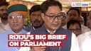 Kiren Rijiju Briefs on What to Expect in Monsoon Session