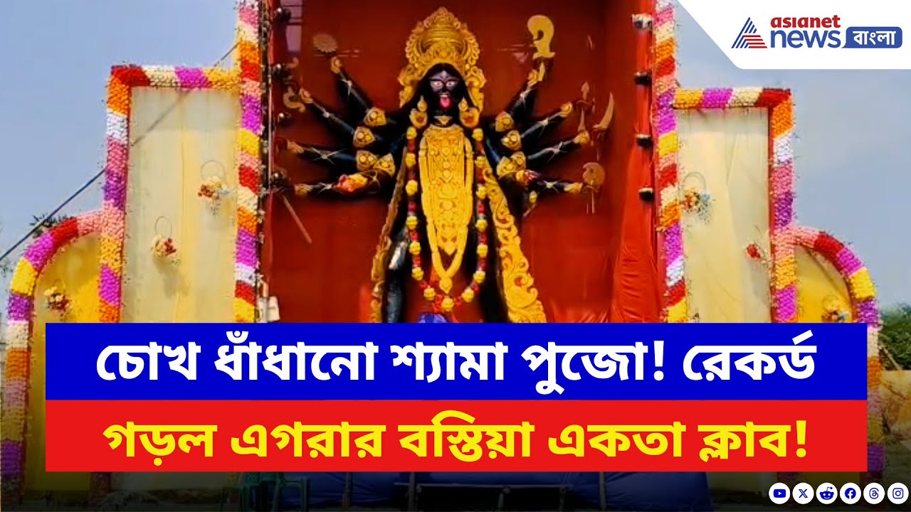 Kali Puja 2025: ‘মা’-এর সর্ববৃহৎ রূপে চমক এগরায়! শ্যামা পুজোয় উপচে পড়া ভিড় দর্শনার্থীদের