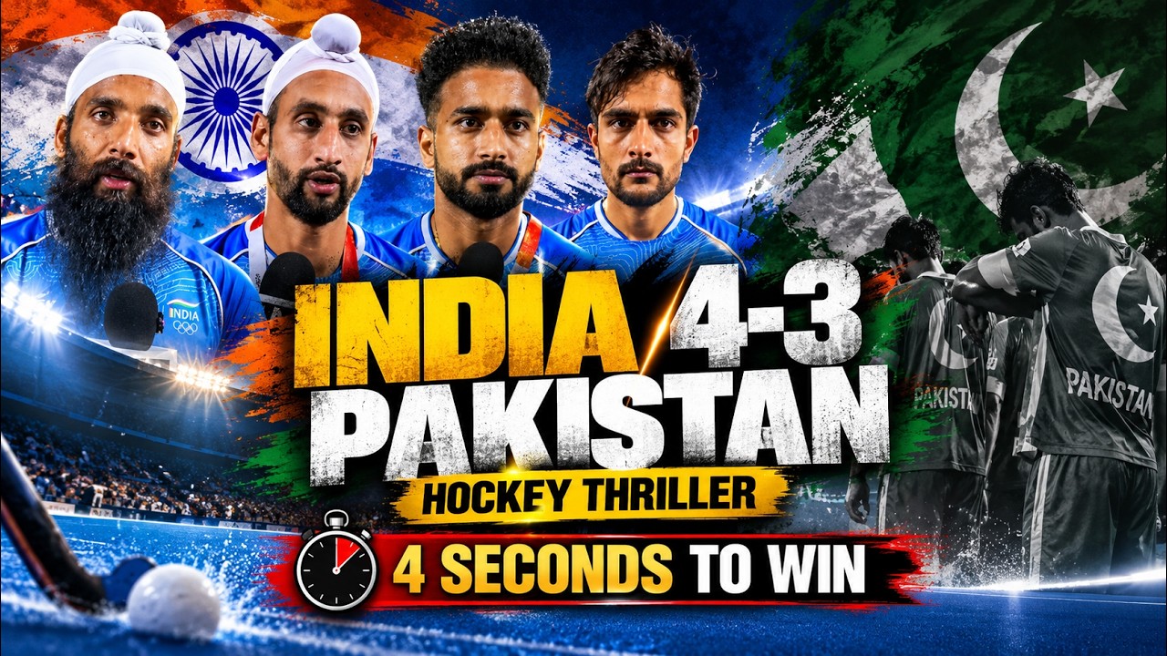 India vs Pakistan Hockey: India Wins 4-3 in Thrilling Asian Games Semifinal | Gold Medal Final