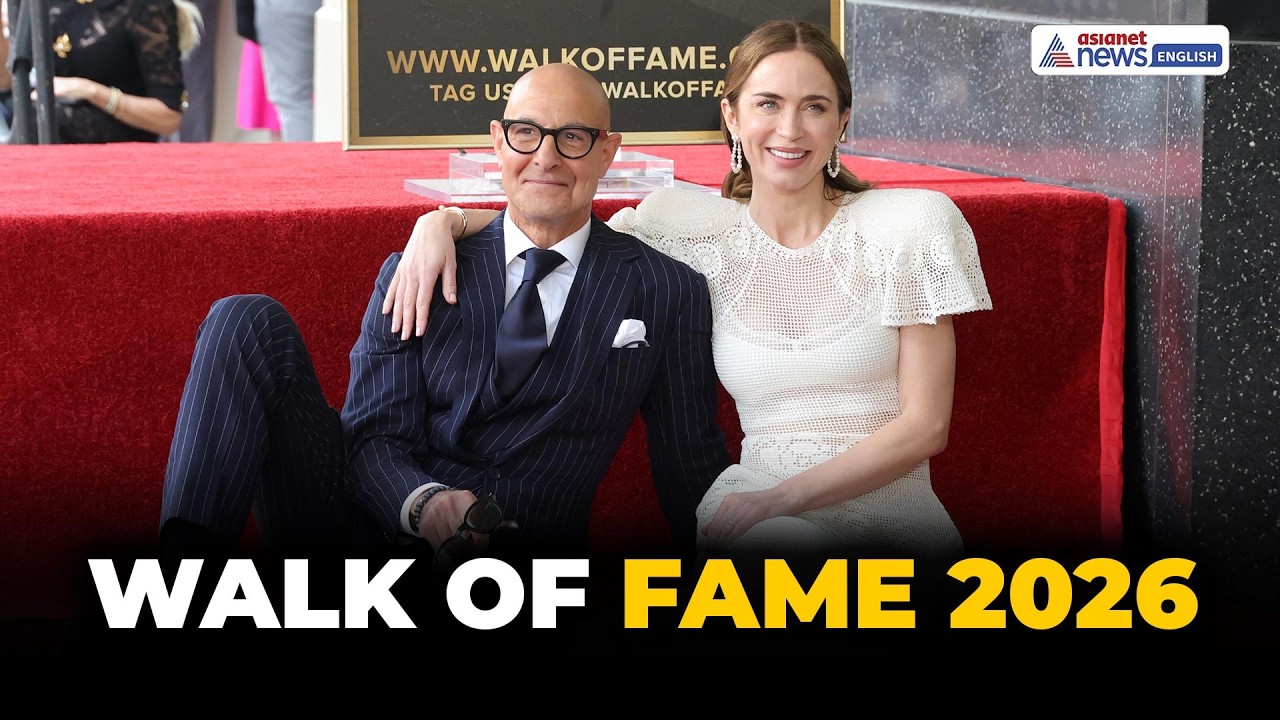 Emily Blunt & Stanley Tucci Get Hollywood Walk of Fame Stars | Full Ceremony
