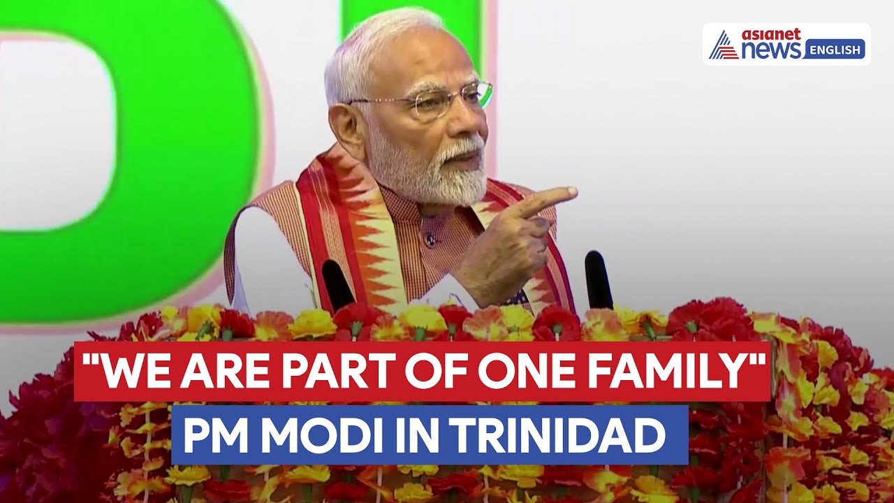 PM Modi in Trinidad & Tobago | Emotional Connect with Indian Diaspora
