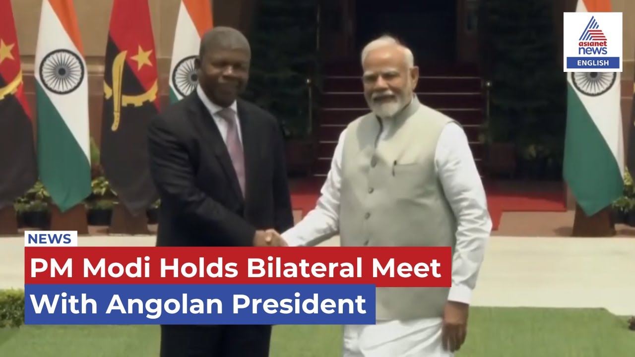 PM Modi Holds Bilateral Meet With Angolan President Joao Manuel Goncalves Lourenco