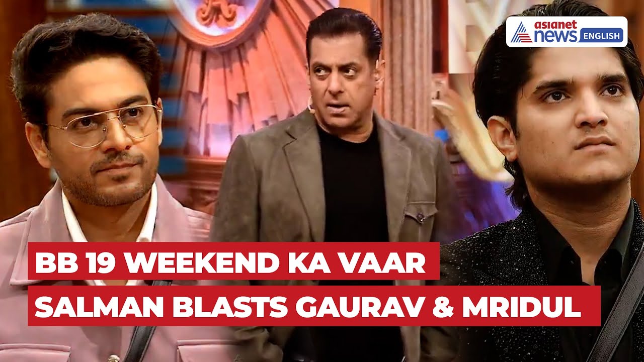 Bigg Boss 19 Weekend Ka Vaar: Salman Gives Reality Check to Gaurav and Mridul