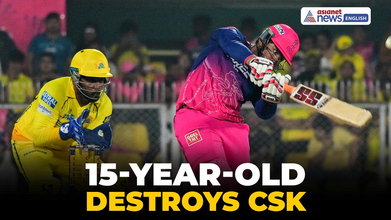 RR vs CSK Highlights: Vaibhav Suryavanshi Storm! Rajasthan Royals Crush Chennai Super Kings