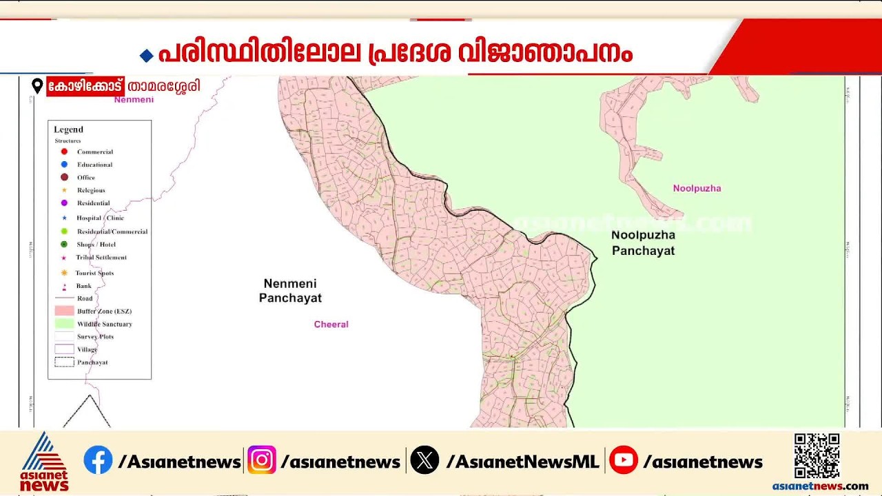 പരിസ്ഥിതിലോല പ്രദേശ വിജ്ഞാപനത്തിൽ കേരള സർക്കാർ ഇടപെടാത്തതിൽ വിമർശനവുമായി താമരശ്ശേരി രൂപത ബിഷപ്