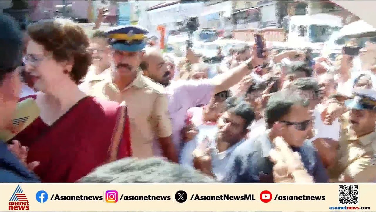 UDF വിജയിക്കുമെന്ന് പ്രിയങ്ക ഗാന്ധി; വയനാടിലെ മൂന്ന് മണ്ഡലങ്ങളിലും പ്രചാരണം നടത്തി പ്രിയങ്ക