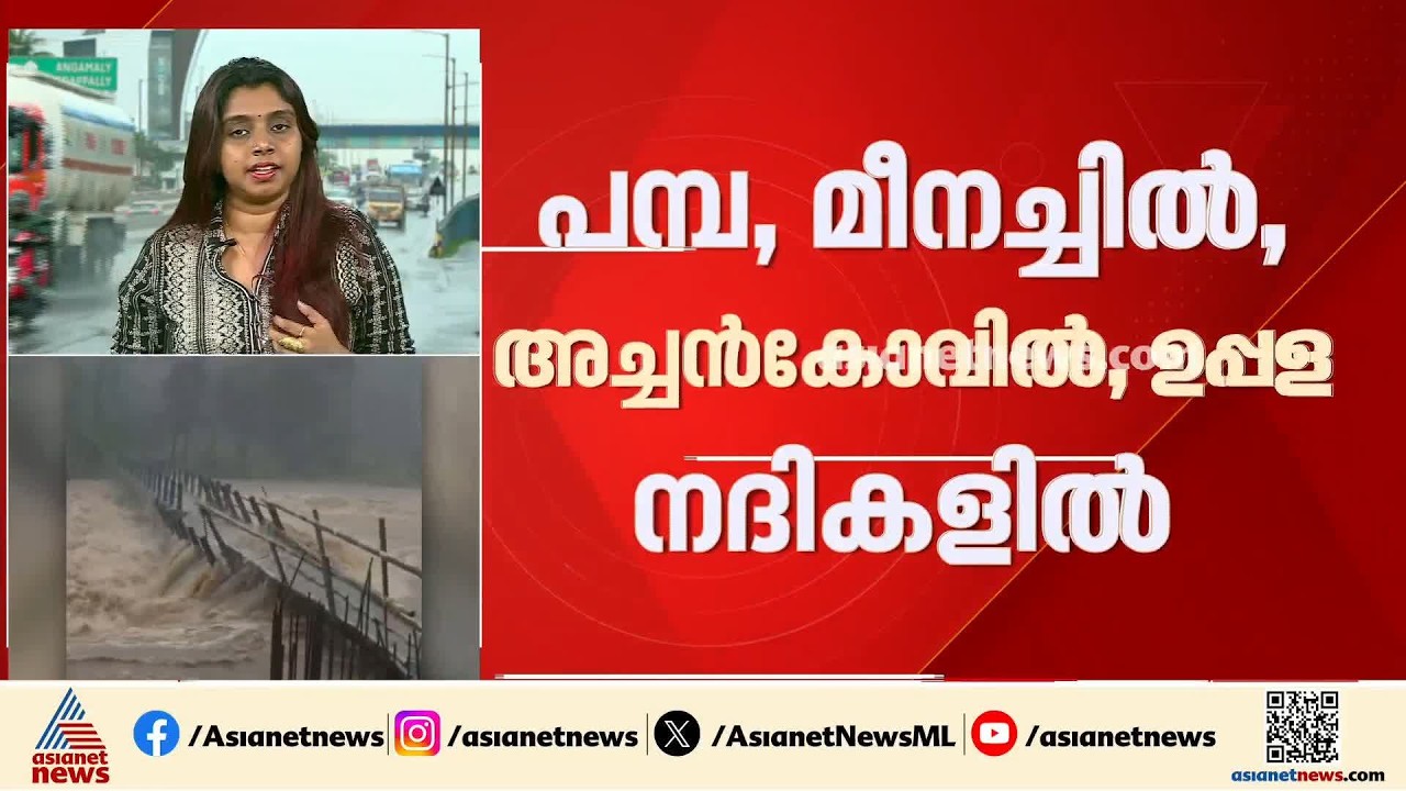 സംസ്ഥാനത്ത് വീണ്ടും റെഡ് അലർട്ട്; എട്ട് ജില്ലകളിൽ അതിതീവ്ര മഴ മുന്നറിയിപ്പ് | Red Alert |Kerala rain