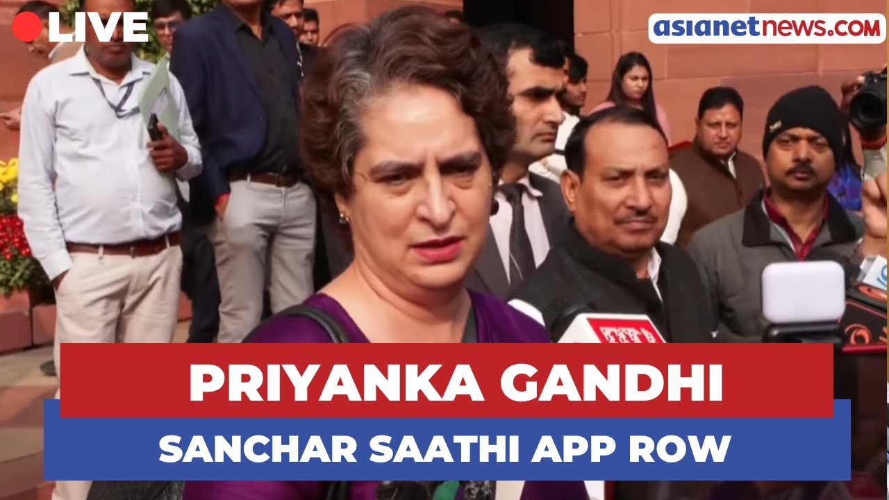 Priyanka Gandhi का आरोप: "देश को तानाशाही की ओर ले जाया जा रहा है" | Sanchar Saathi App Row
