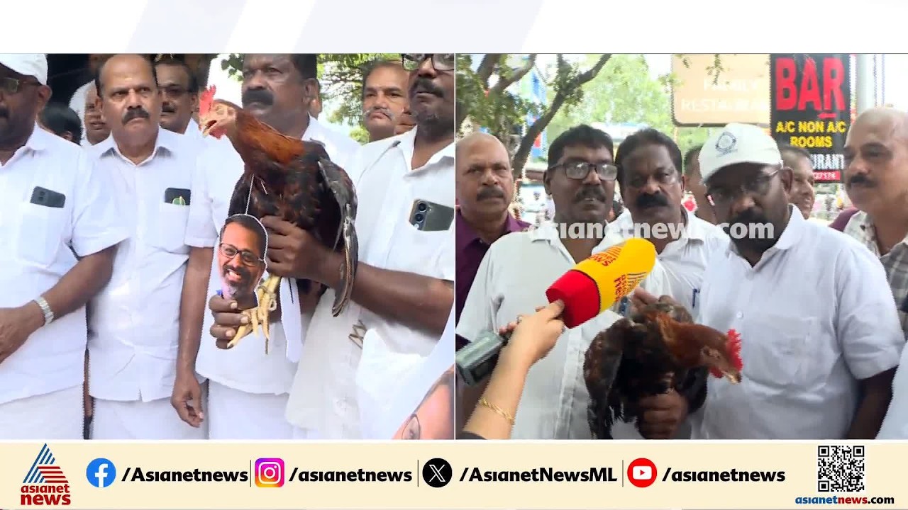 അന്ന് രാഹുൽ മാങ്കൂട്ടത്തിനെതിരെ സമരം, ഇന്ന് സുരേഷ് ബാബുവിനെതിരെ സമാനരീതിയിൽ കോൺ​ഗ്രസിന്റെ പ്രതിഷേധം