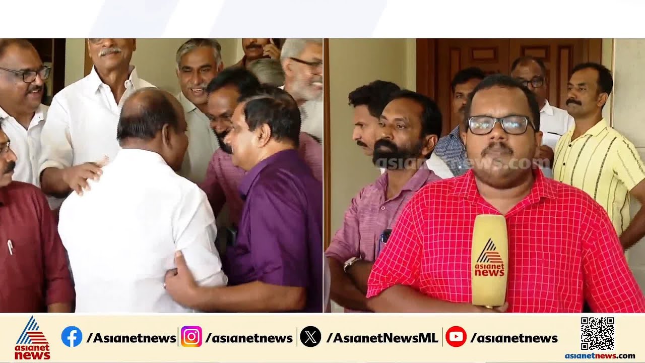 പറവൂരിലെ വീട്ടിൽ എത്തി വി.ഡി സതീശനെ കണ്ട് ടി.ജെ വിനോദ്