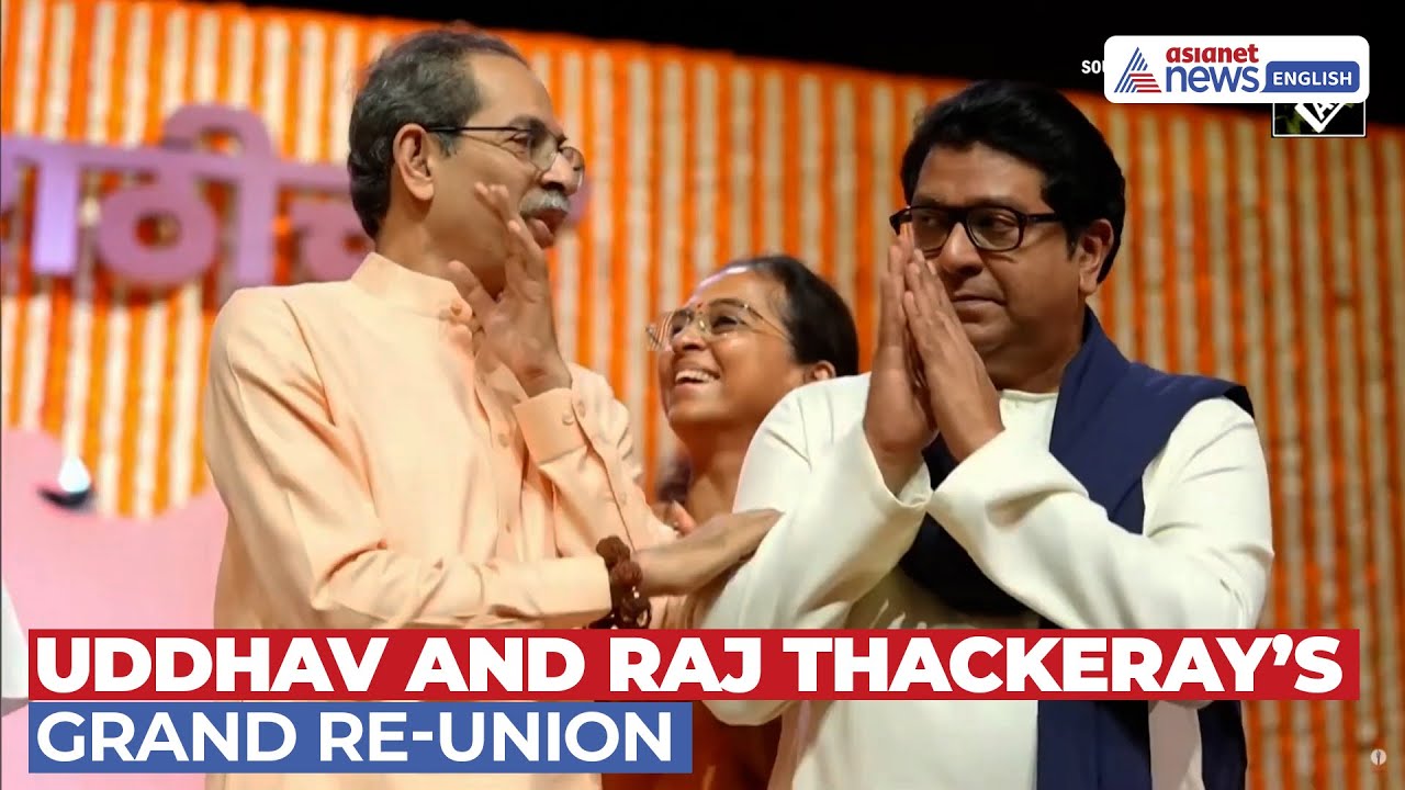 Uddhav, Raj Thackeray’s Grand Re-Union, Aaditya and Amit’s Bond on Stage Creates Buzz