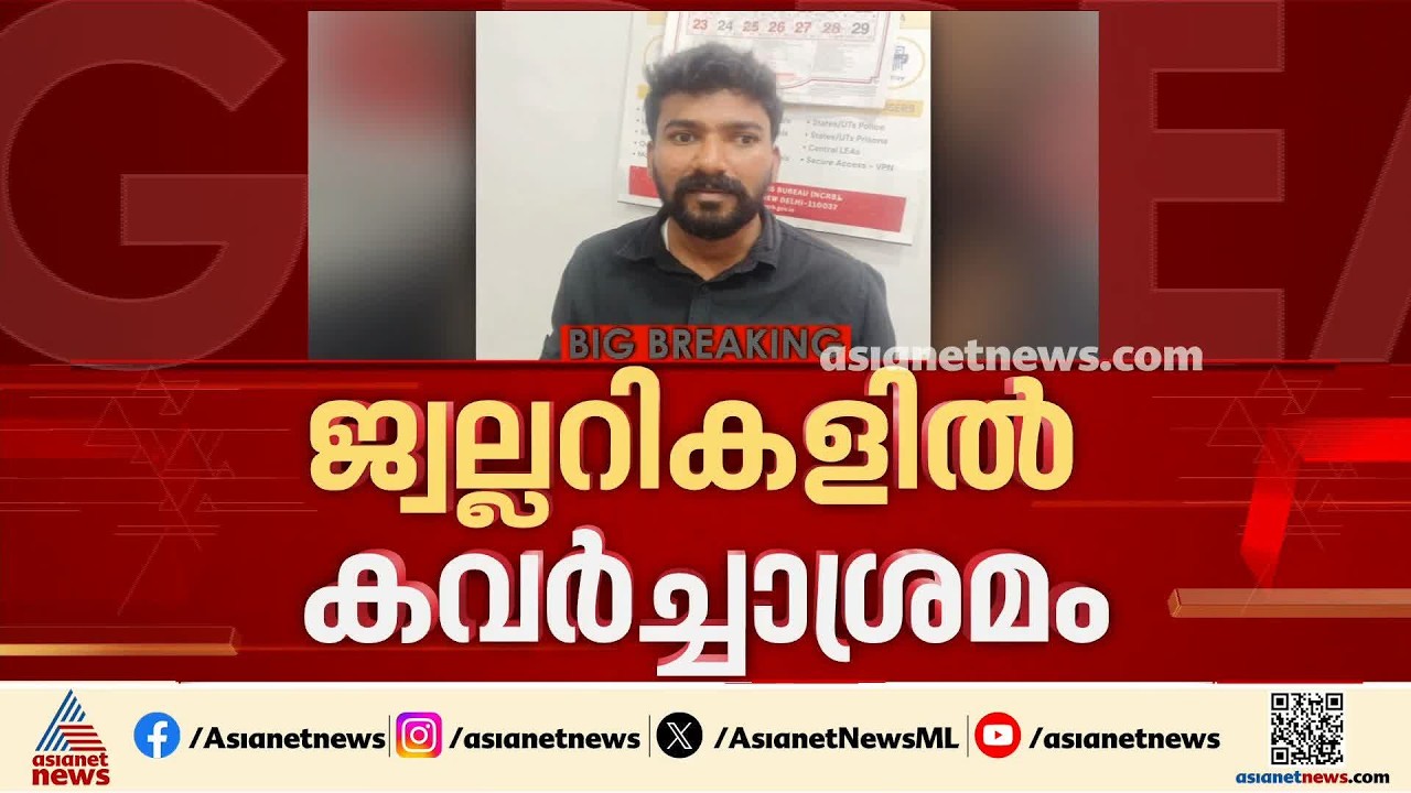 പാലക്കാട് ജ്വല്ലറികൾ കേന്ദ്രീകരിച്ച് മോഷണ ശ്രമം; 3 പേർ പിടിയിൽ