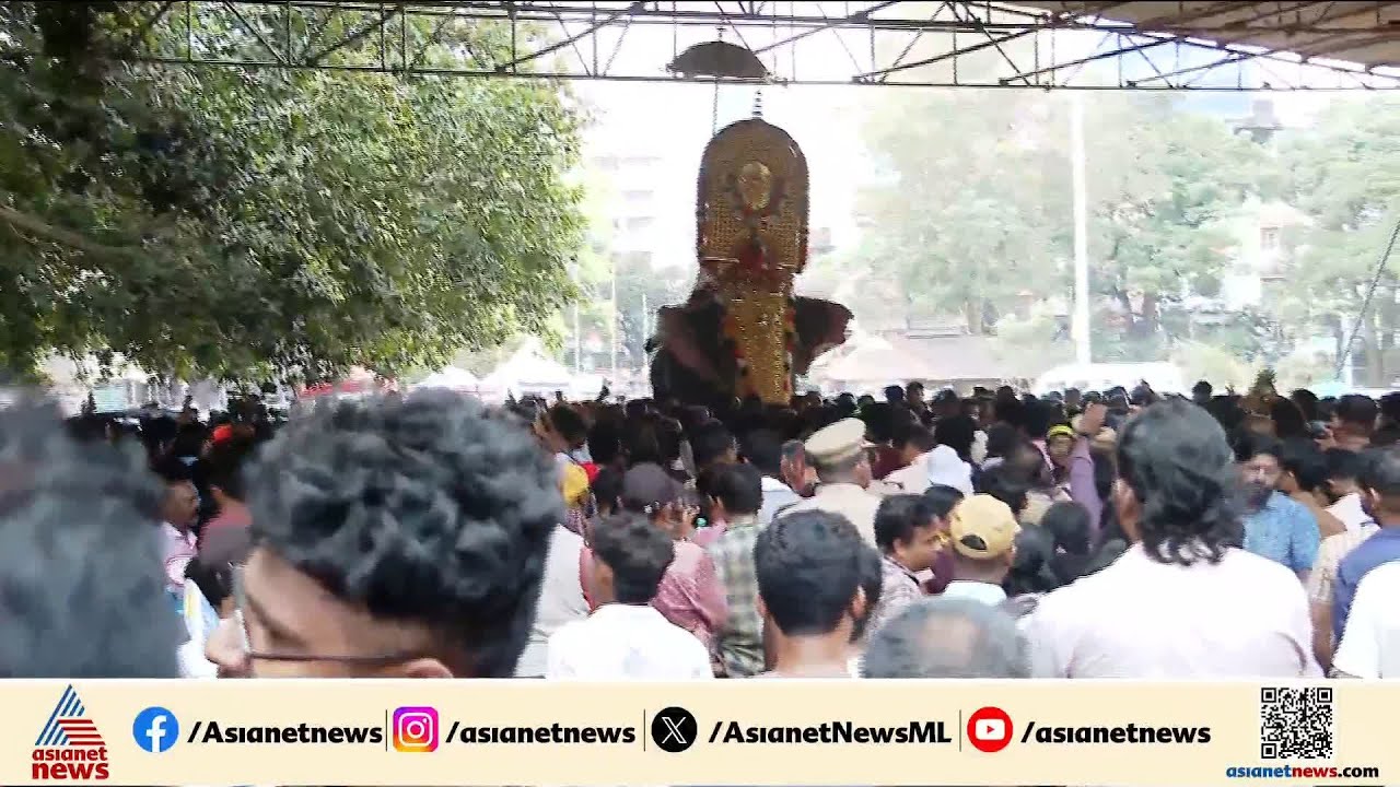 തൃശൂരിൽ പൂരാവേശം; നെയ്തലക്കാവിലമ്മ വടക്കുംനാഥ ക്ഷേത്രത്തിലേക്ക്