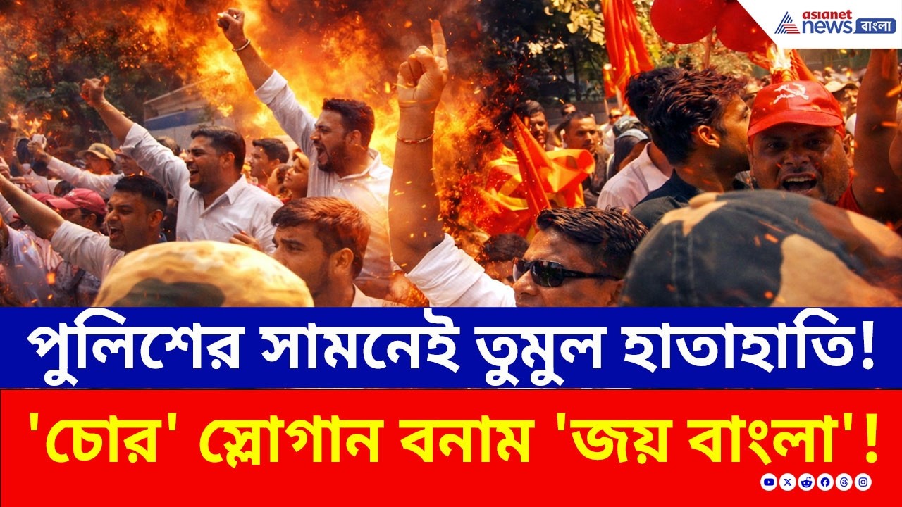 একে অপরকে তাড়া! হাওড়ায় নমিনেশন ঘিরে ধুন্ধুমার পরিস্থিতি, নামল বাহিনী! | TMC CPM Clash | Election