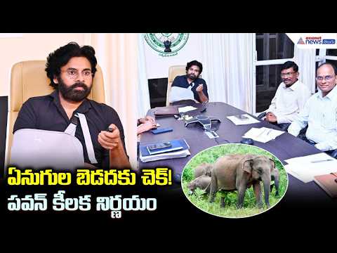 ఏనుగుల బెడదకు చెక్! పవన్ కీలక నిర్ణయం | Pawan Kalyan Launches Guchchimi Elephant Camp