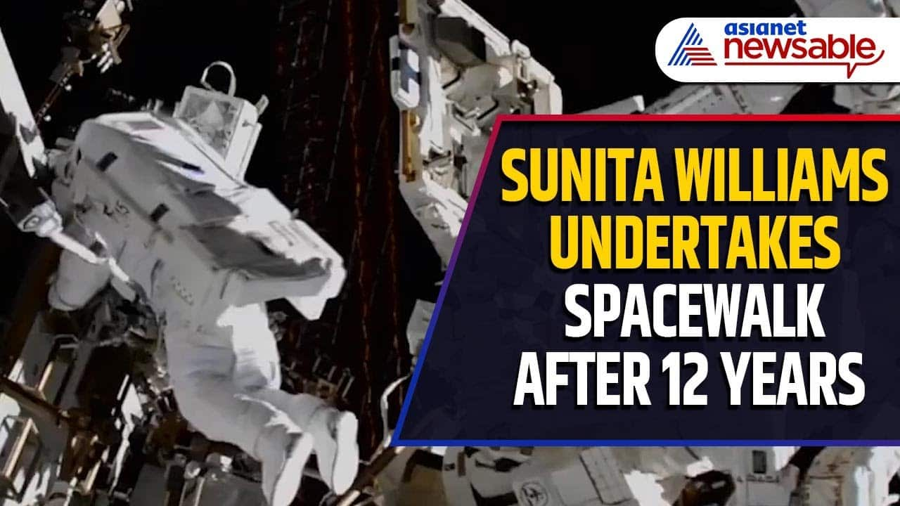 Sunita Williams Steps Outside ISS for First Spacewalk in 12 Years, Repairs X-ray Telescope  | WATCH