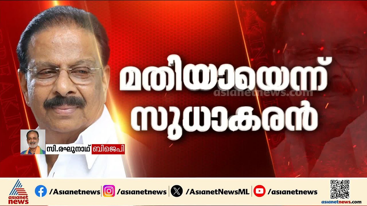 'സുധാകരൻ ബിജെപിയിലേക്ക് വരണം, അദ്ദേഹം കോൺ​ഗ്രസിനോട് വിടപറയുന്നത് ബിജെപിക്ക് അനുകൂലമാകും'