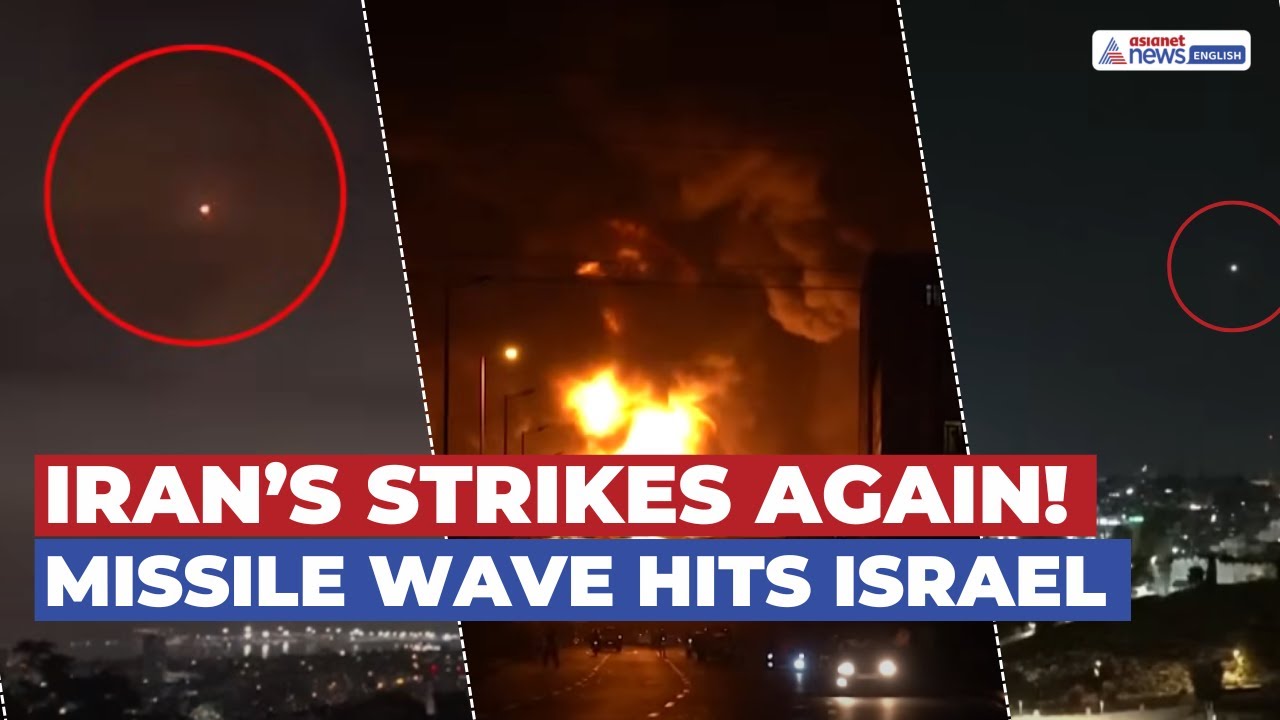 Iran Strikes Again! 2nd Missile Wave Hits Israel