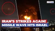 Iran Strikes Again! 2nd Missile Wave Hits Israel