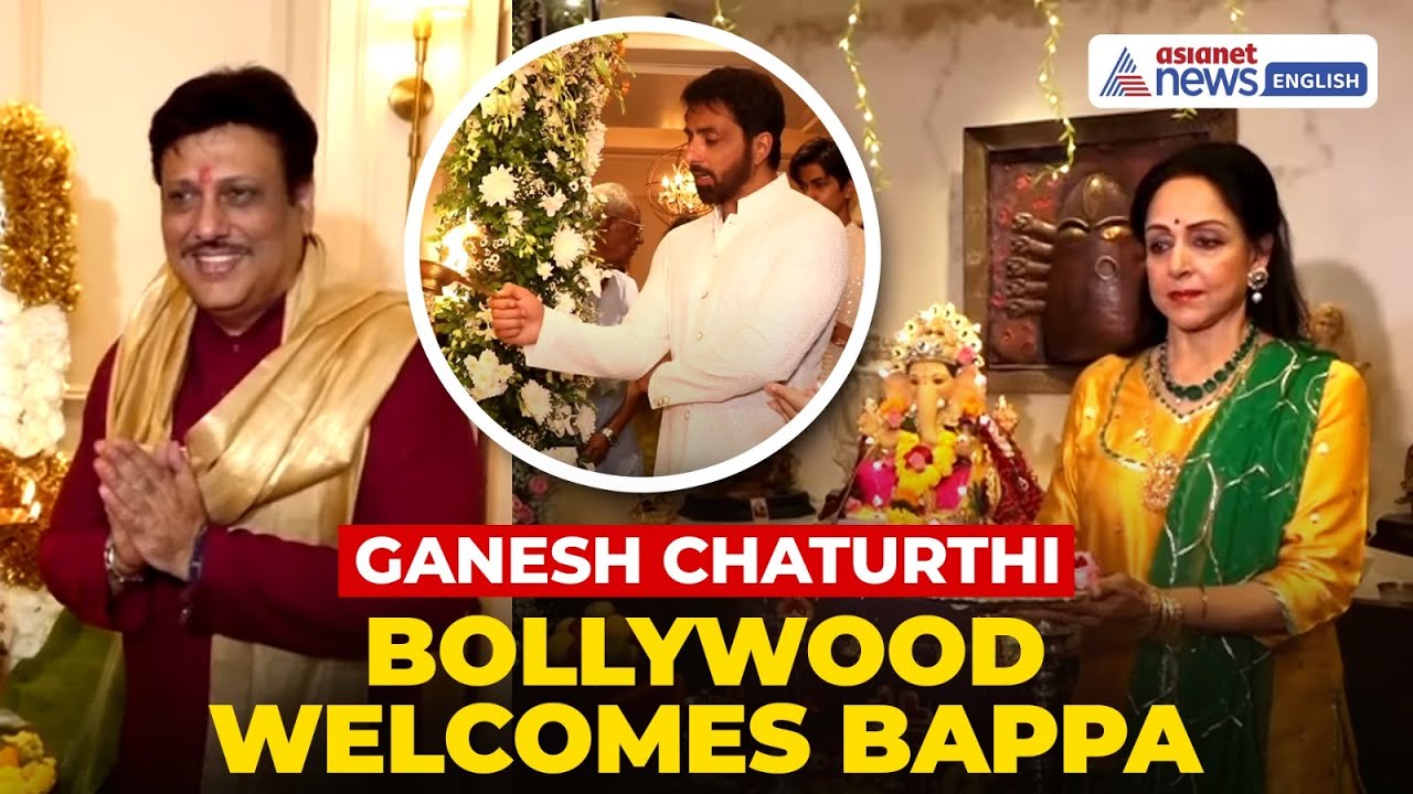 Ganesh Chaturthi: Govinda, Hema Malini & Other Bollywood Stars Bring Bappa Home