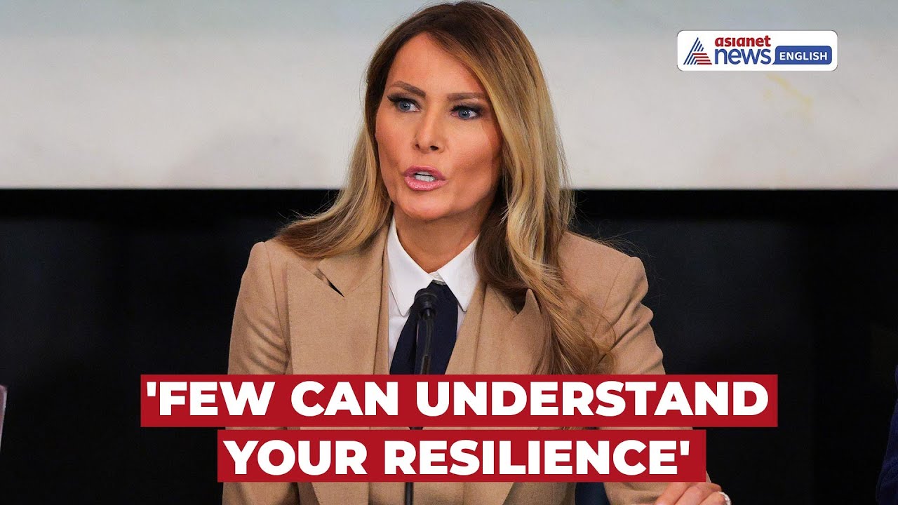 First Lady Melania Joins Military Spouses, American Red Cross at Joint Base Andrews