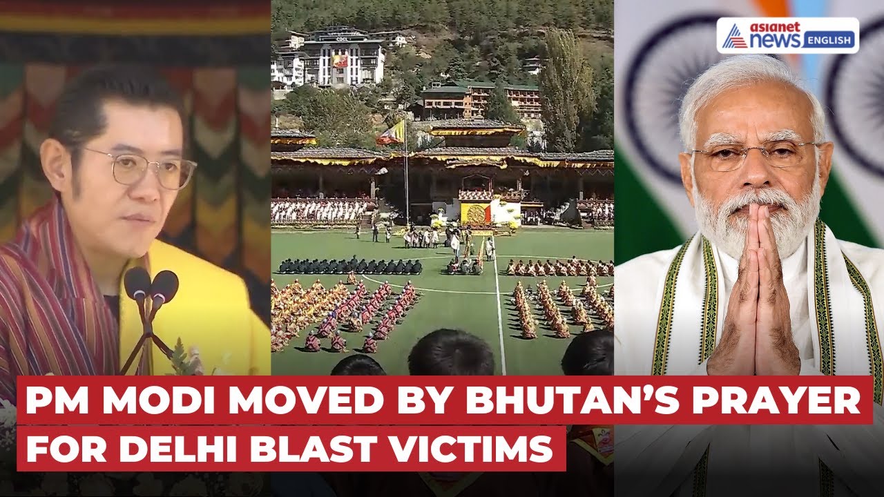 PM Modi Thanks Bhutan for Prayers After Delhi Blast
