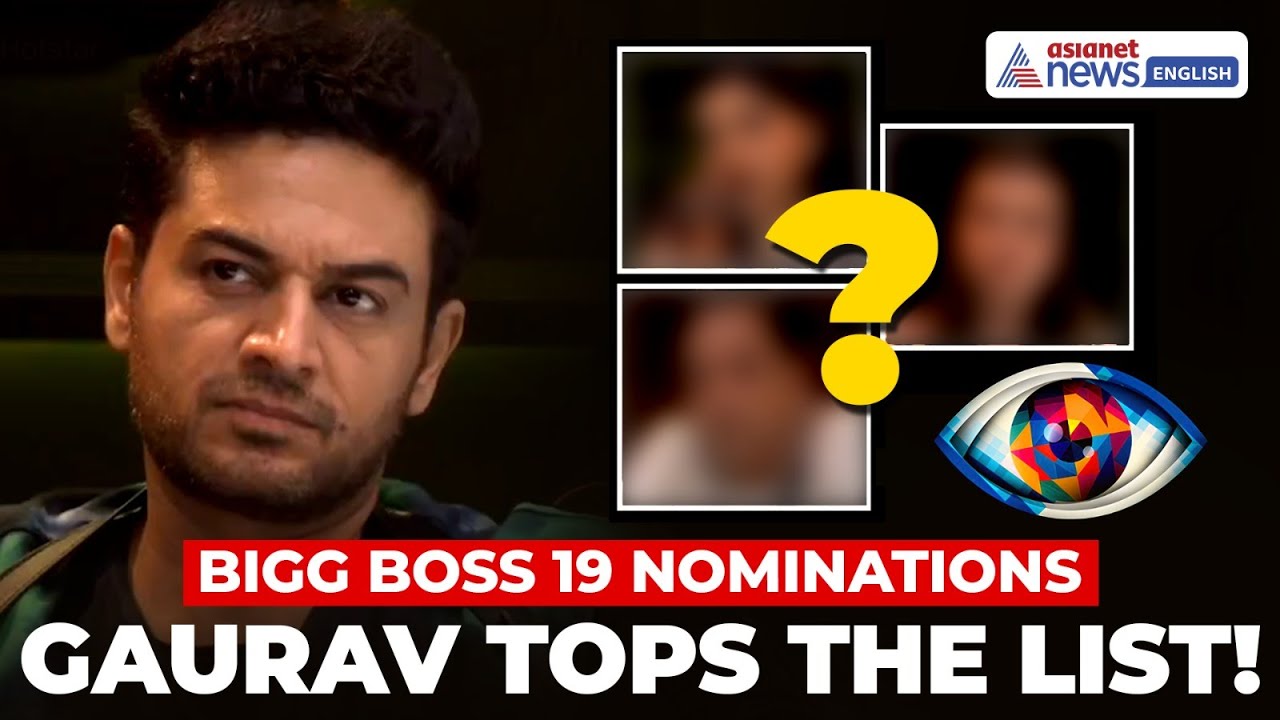 Bigg Boss 19 First Nominations: Gaurav Khanna, Tanya Mittal & More in Danger!