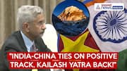 Jaishankar Sees 'Steady Improvement' in India-China Ties, Hails Mansarovar Yatra Return
