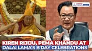 India Sends Strong Message to China; Kiren Rijiju, Pema Khandu at Dalai Lama’s Birthday Celebrations