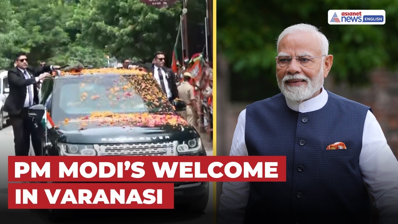 PM Modi’s Grand Roadshow in Varanasi
