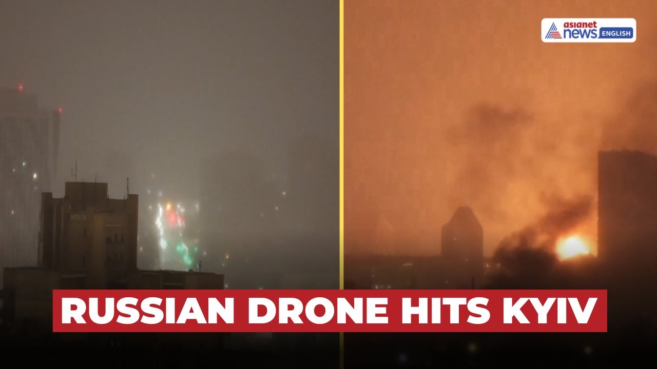 BIG: Russian Drone Attack Hits Kyiv | Four Killed, 19 Injured