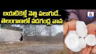 Hailstorm Threat in Telangana | Asianet News Telugu