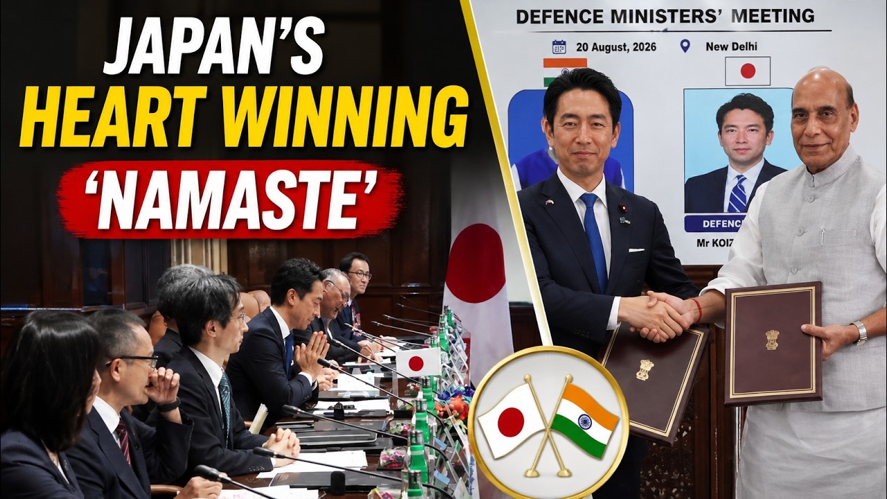 Japan Defense Minister's  Namaste WINS HEARTS in  New Delhi | India-Japan Talks | World News