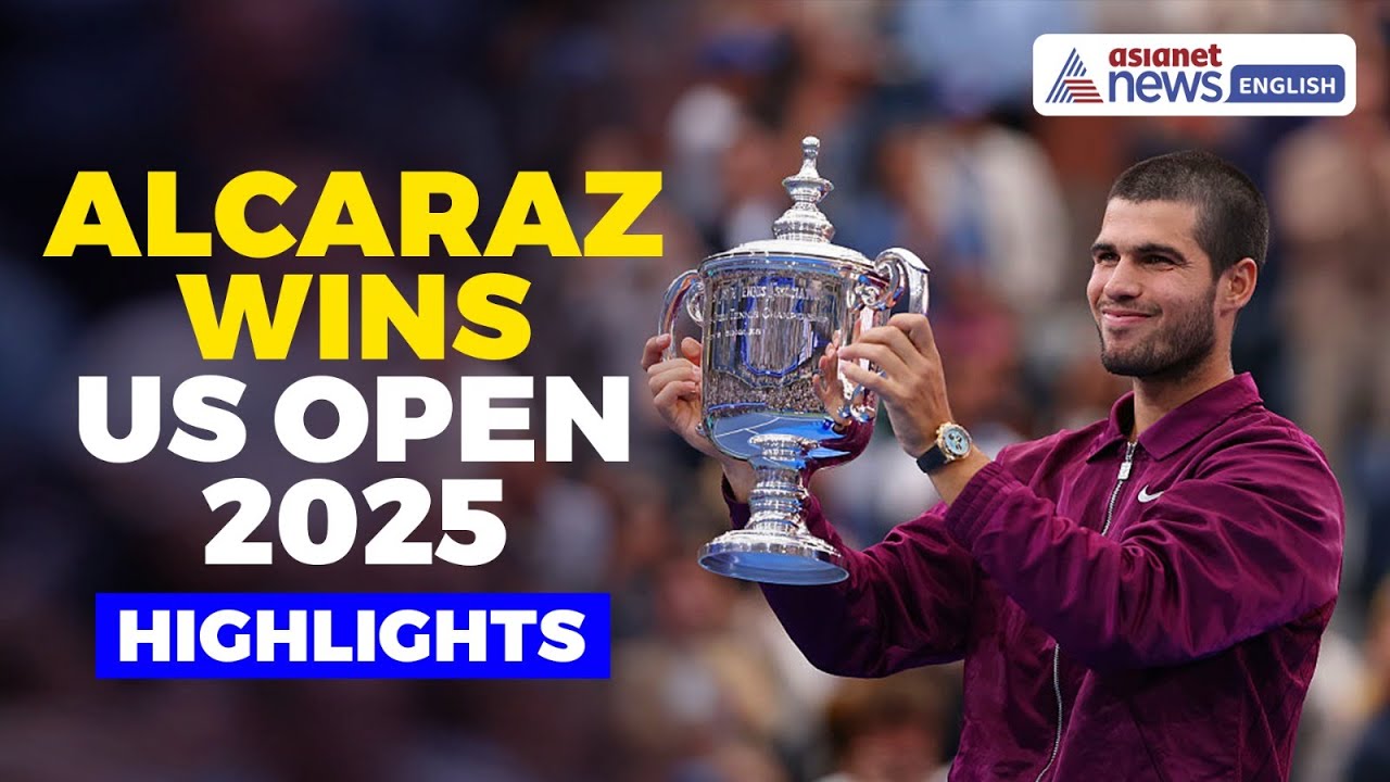 US Open 2025 Final Highlights: Alcaraz Beats Sinner to Win Sixth Grand Slam