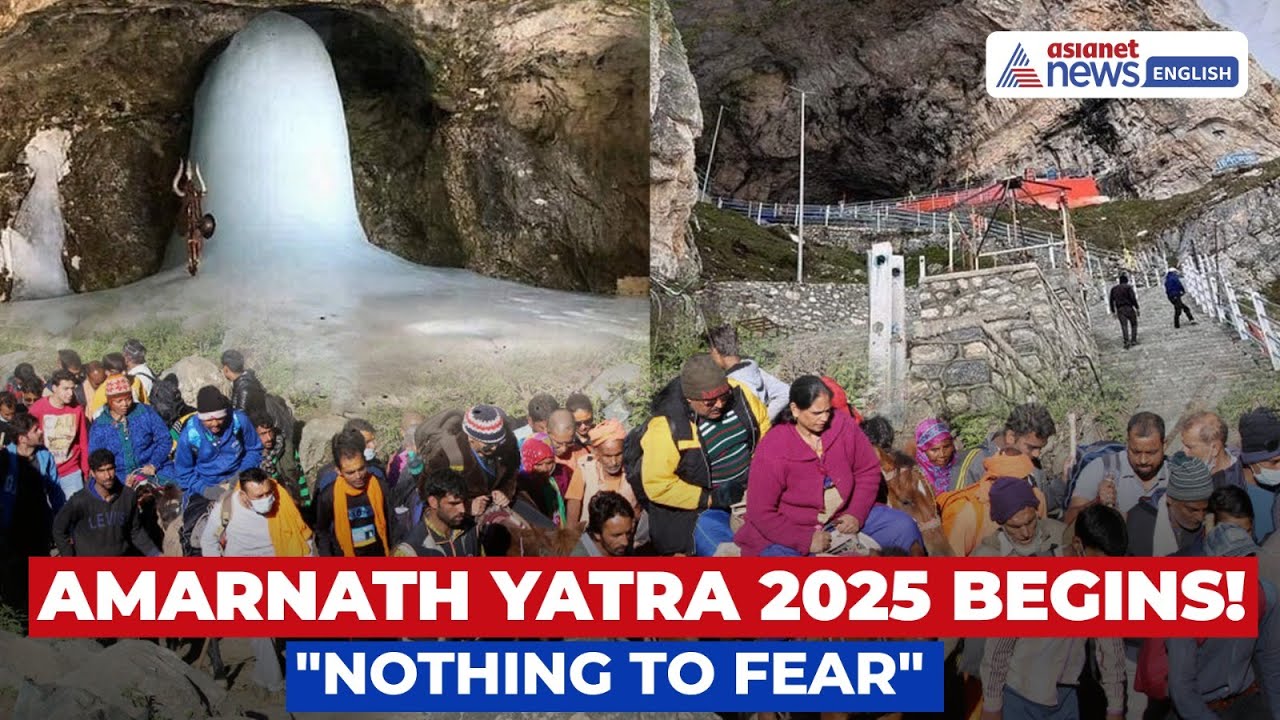 Amarnath Yatra 2025 Begins | First Batch of Devotees Praise Security & Arrangements