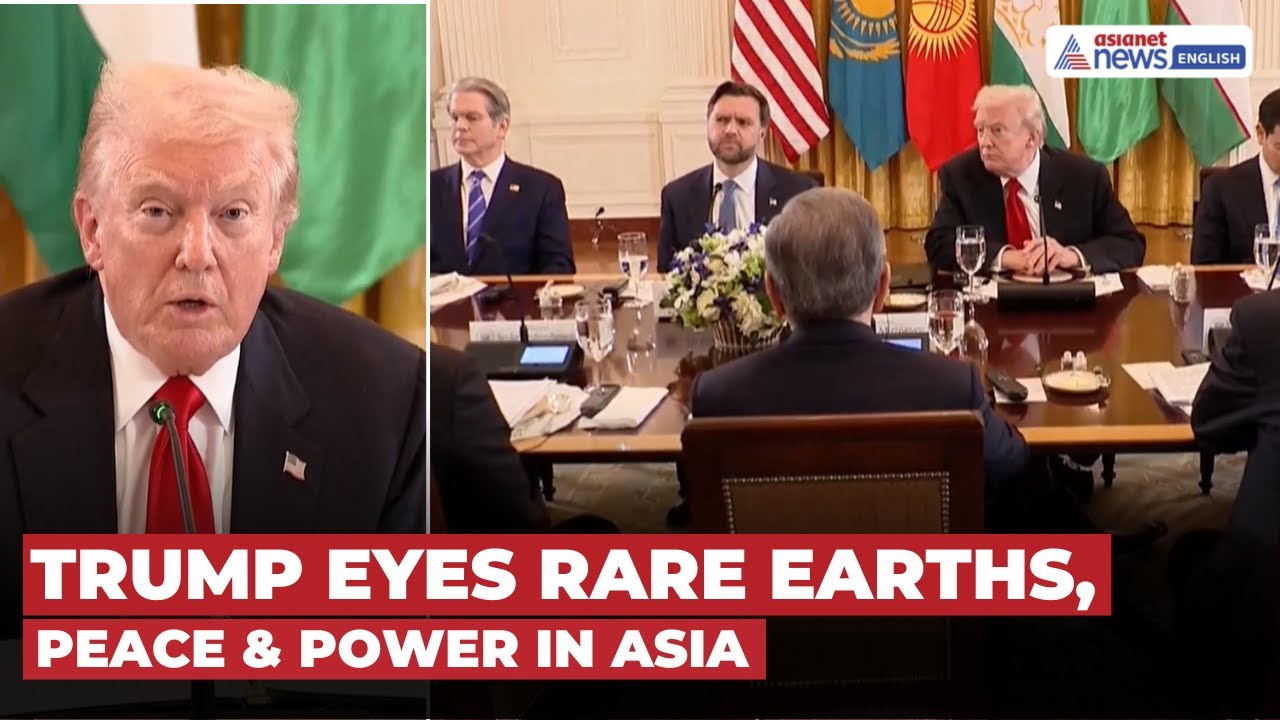 Trump Courts Central Asian Leaders for Rare Earths and Peace Deals