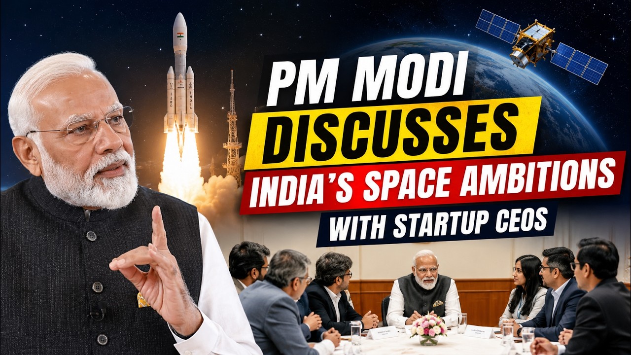 Future of Space Startups in India | PM Modi Meets CEOs in Delhi | National Space Day 2026