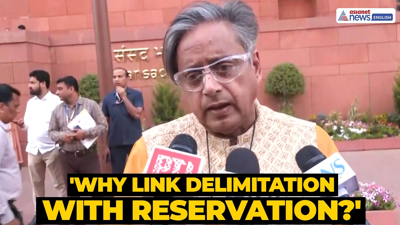 Shashi Tharoor Flags ‘Delimitation Link’ Concern in Women’s Reservation Debate