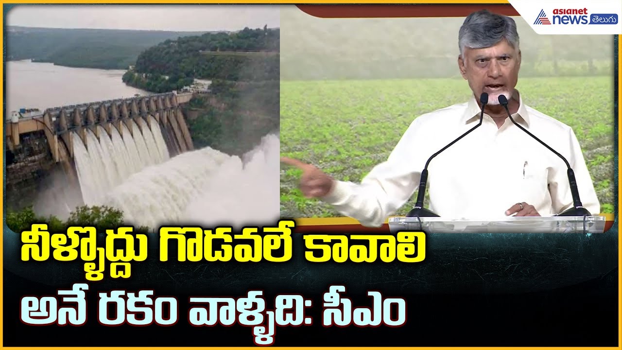 CM Chandrababu Naidu: నీళ్ళొద్దు గొడవలే కావాలిఅనే రకం వాళ్ళది: సీఎం  | Asianet News Telugu
