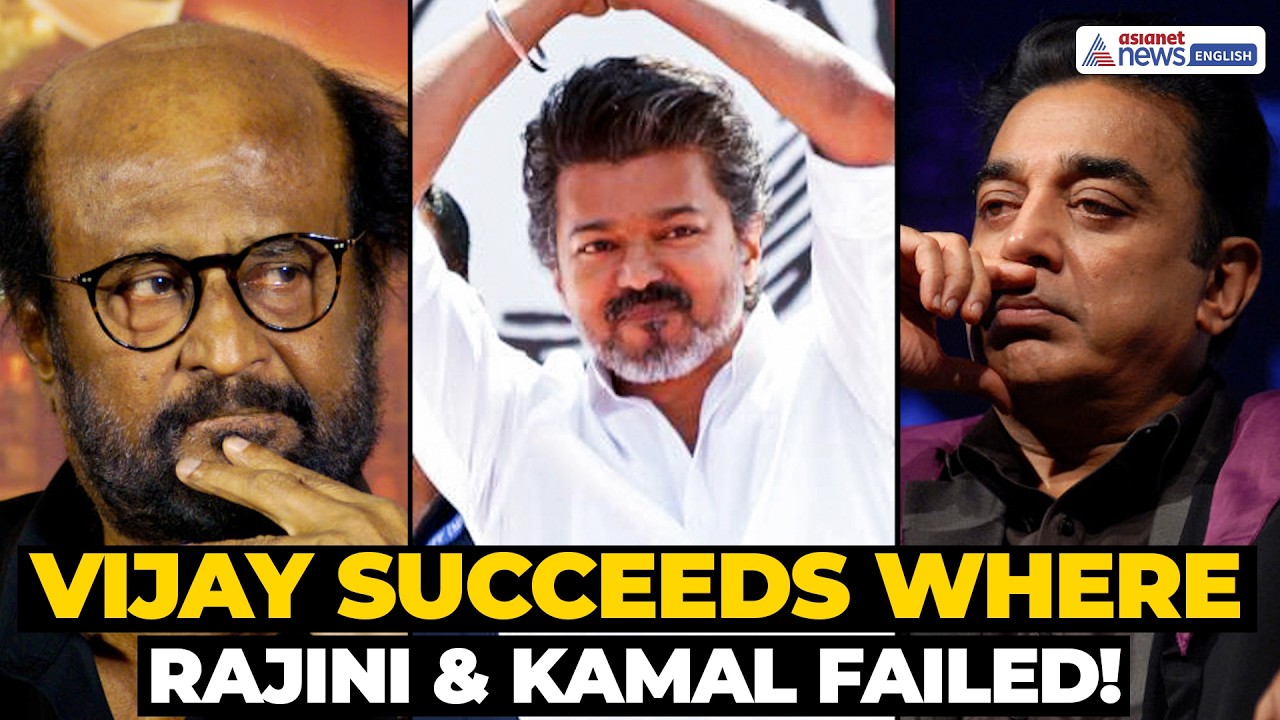 Vijay’s TVK Triumph: What He Did That Rajinikanth & Kamal Haasan Couldn’t in Tamil Nadu Politics