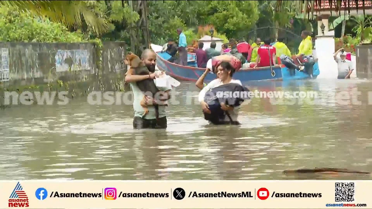 ആറന്മുളയിലെ താഴ്ന്ന പ്രദേശങ്ങളിൽ വെള്ളം കയറുന്നു; മൂഴിയാർ ഡാമിലെ ഒരു ഷട്ടർ ഉയർത്തി