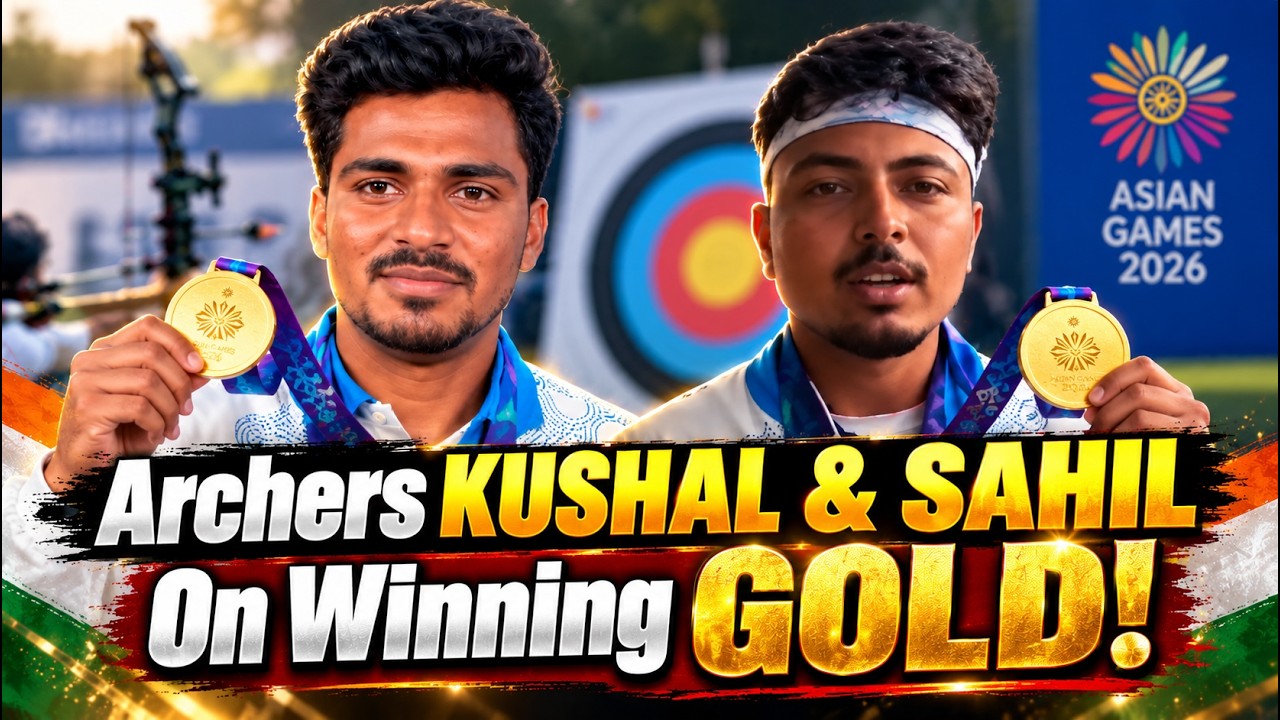Asian Games 2026: Kushal Dalal & Sahil Jadhav WIN GOLD | Men’s Compound Archery | Sports