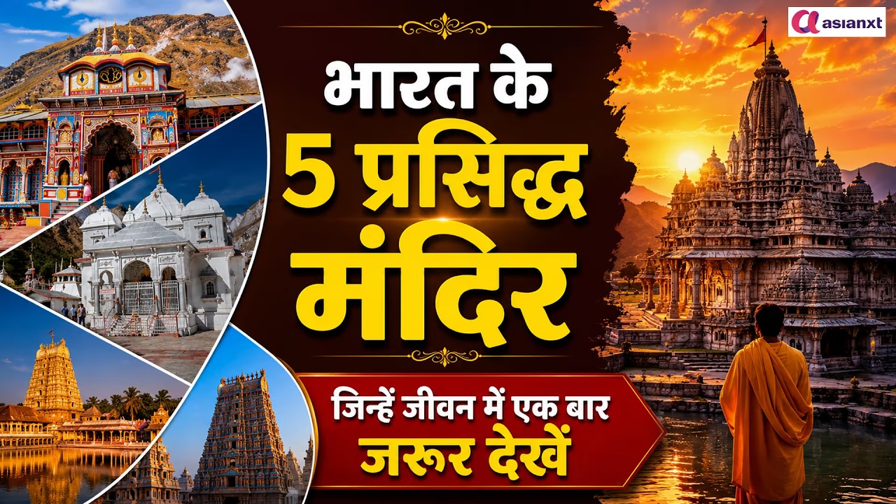 Kashi से Somnath तक — भारत के 5 सबसे पवित्र मंदिरों की पूरी जानकारी