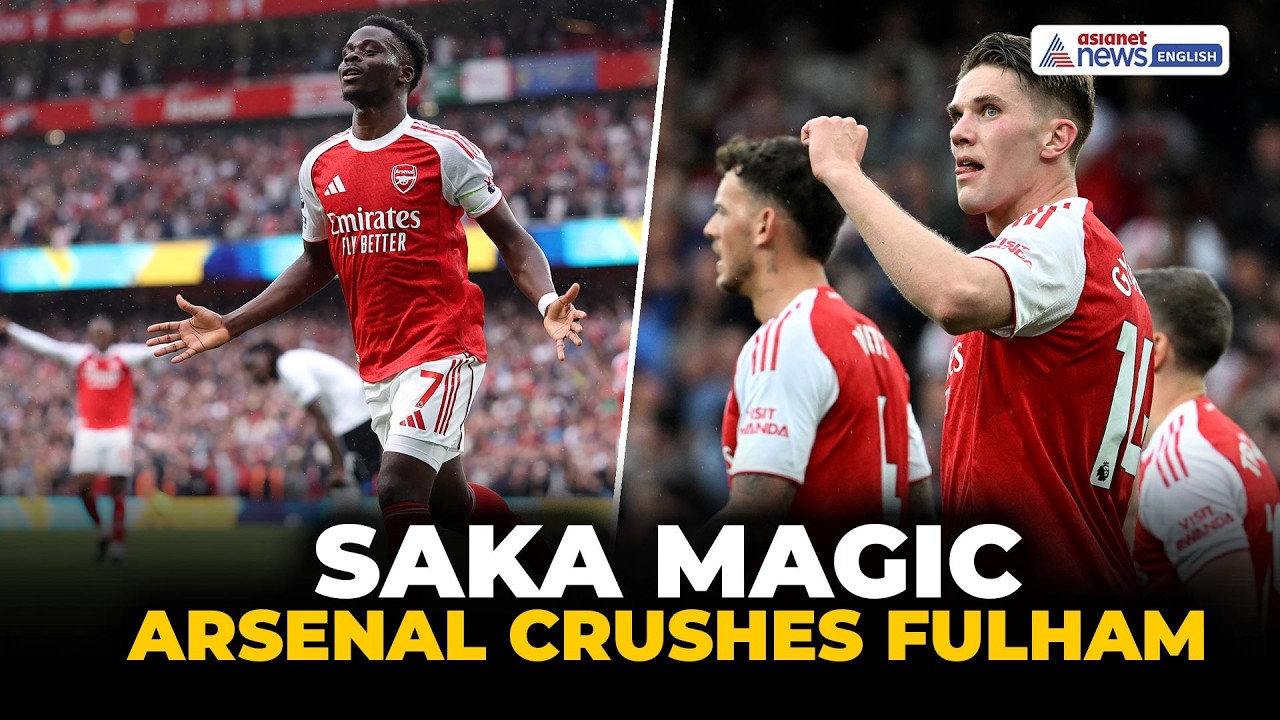 Arsenal vs Fulham Highlights: Saka & Gyokeres Fire Gunners to Big Win