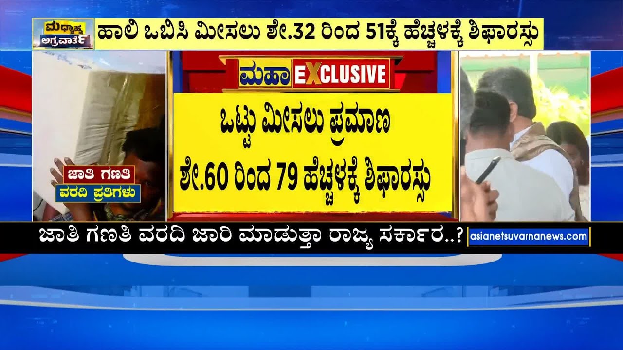 Karnataka Caste Census: Muslim & OBC Reservation Increase?