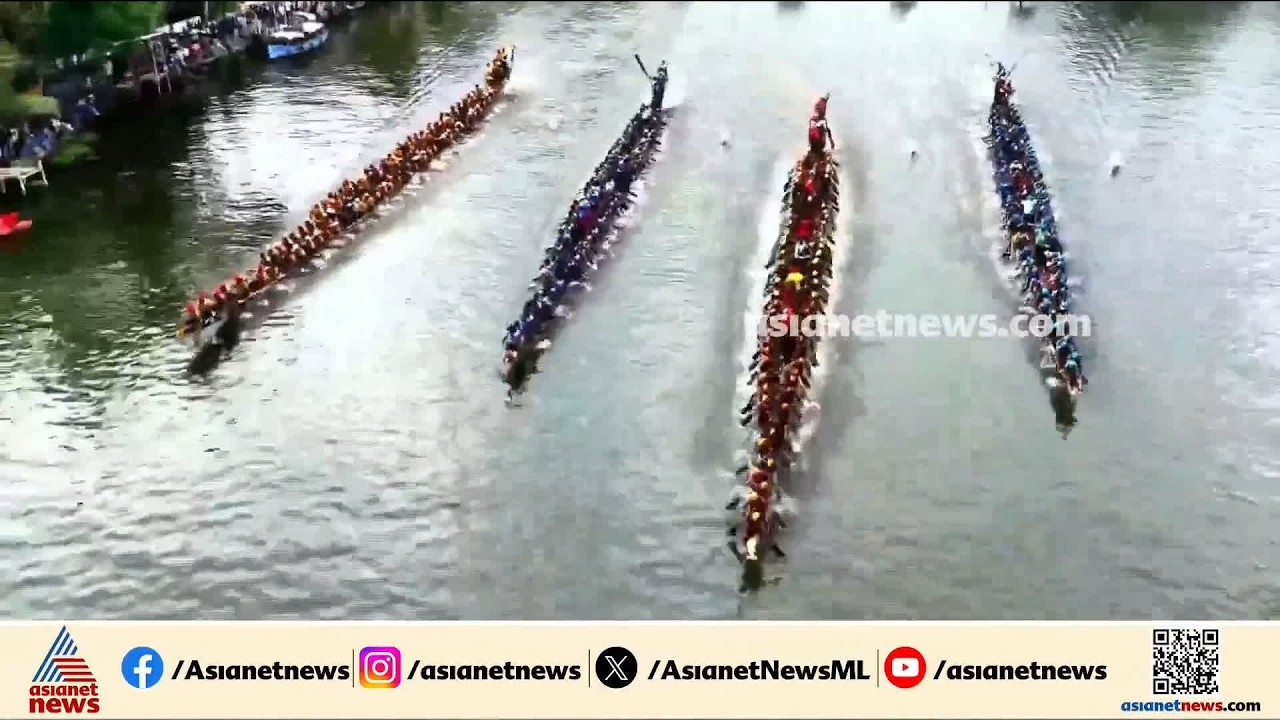 വ്യക്തമായ മേധാവിത്വത്തോടെ ചമ്പക്കുളം ബോട്ട് ക്ലബ്; രണ്ടാംഹീറ്റ്സിൽ ഒരു വള്ളപ്പാട് മുന്നിൽ