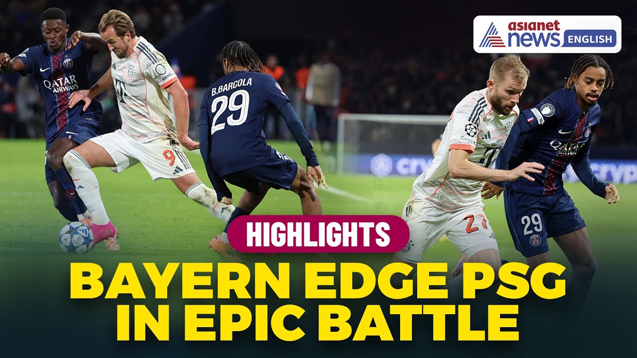 PSG Vs Bayern Munich Highlights | Mbappé & Kane Shine But Sané Seals Bayern’s 2-1 Win in Paris