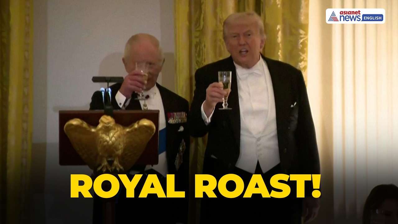 King Charles III ROASTS Donald Trump at White House | Viral 'You’d Be Speaking French' Moment