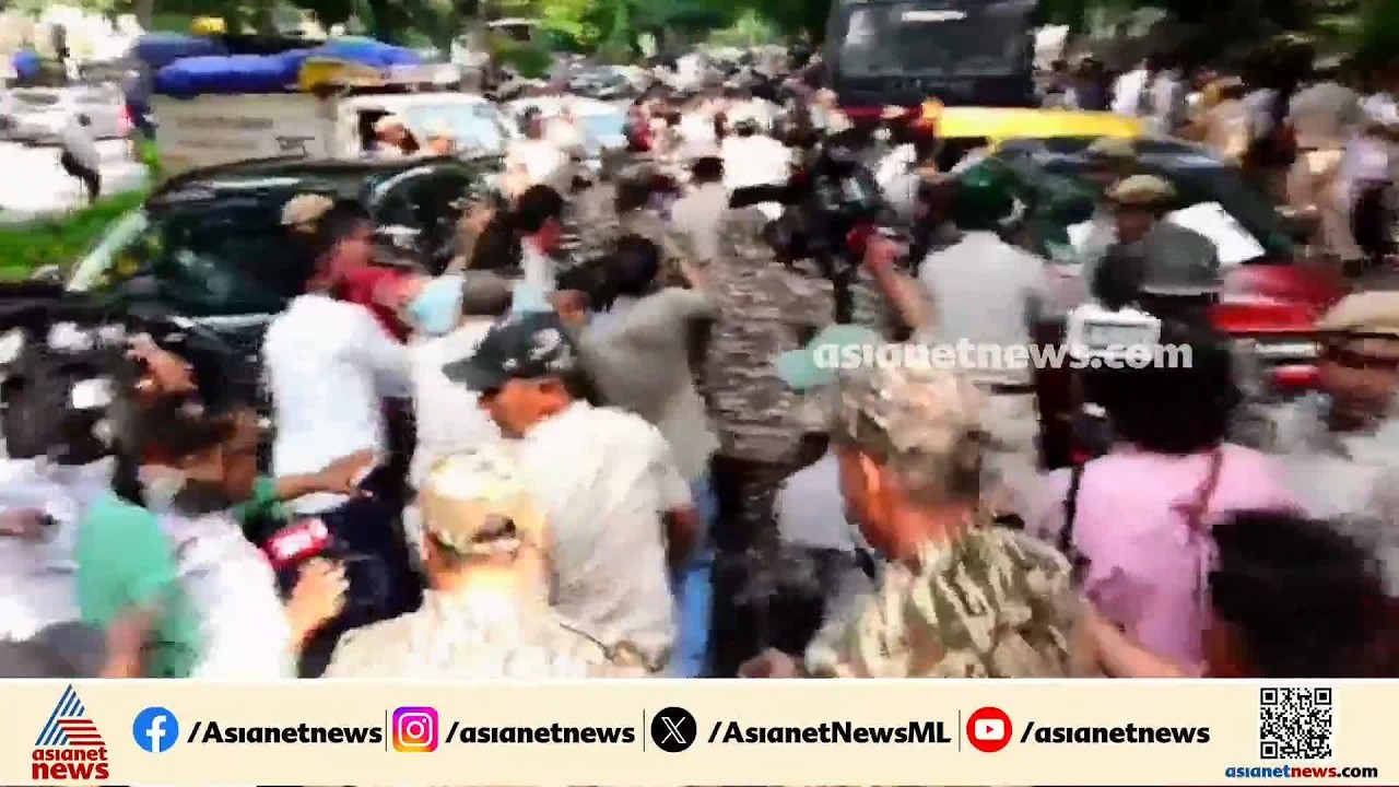 ദില്ലി വീണ്ടും കലുഷിതം;  പ്രതിപക്ഷ എംപിമാർ സുപ്രീംകോടതിയിലേക്ക് മാർച്ചിനായി ബസിൽ നീങ്ങുന്നു | Delhi